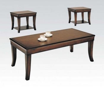 3PC Cherry Wood C/E Table Set