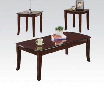 3PC Cherry C/E Tables Set