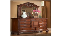 Buckingham Dresser and Mirror