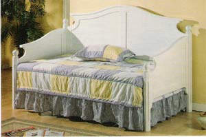 White finish daybed