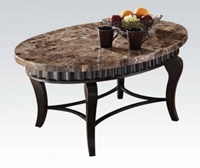 Brown Marble Top Coffee Table