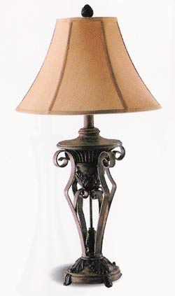 U table lamp
