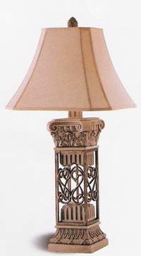U table lamp
