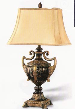 U table lamp