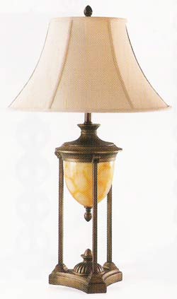 U table lamp