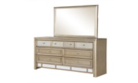 Champagne Dresser & Mirrow