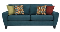 Sagen Teal Sofa