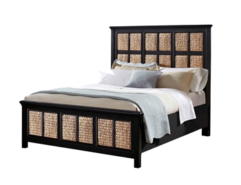 Pacifica Ebony Panel Bed