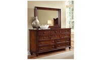 Compass Rose Dresser & Mirror