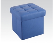 Blue Ottoman with Storage