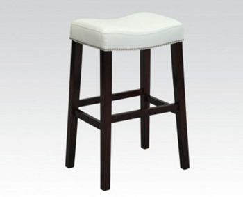 Bar Stool with White PU