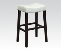 Bar Stool with White PU