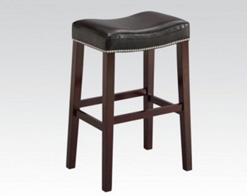 Bar Stool with Black PU