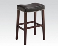 Bar Stool with Black PU