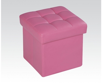 Pink Ottoman with Storage