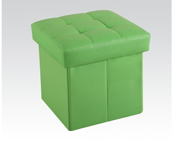 Green Ottoman with Storage