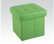 Green Ottoman with Storage