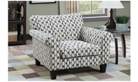 Accent Chair Print Circle