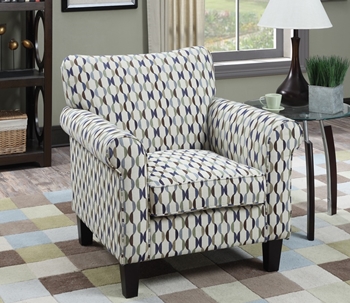 Accent Chair Print Circle