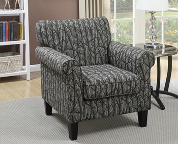 Accent Chair Print Forest