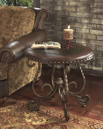 Rafferty Round End Table