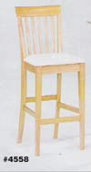 Barstool with cushion seat